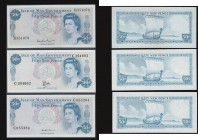 Isle of Man (3) a high grade trio of 50 New Pences EF-GEF to UNC similar QE2 designs but different signatory types. Comprising Lieutenant John Paul (2...