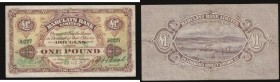 Isle of Man Barclays Bank Ltd &pound;1 dated 19th April 1952 serial 30227, Pick1b, nearer VF than Fine a pleasing example of this scarce issue

Esti...