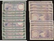 Syria 100 Pounds 1966-1974 Pick 98 (10) 1971 (5) and 1974 (5) F-VF a seldom offered issue

Estimate: GBP 60 - 80