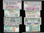 World in high grades Cuba 5 Pesos 1960 Pick 92, Greece 5,000 Drachmaes Pick 203, Haiti 2 Gourdres Pick 260, Italy 500 Lire Pick 94, Jordon 1 Dinar 199...