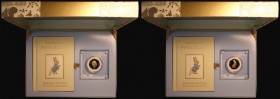 Fifty Pence 2017 The Tale of Peter Rabbit S.H43 Gold Proof FDC in the elaborate Royal Mint box (large intricately decorated box reminiscent of a box o...