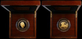 Five Hundred Pounds 2018 Sheng Xiao Collection - Chinese Lunar Year of the Dog, 5oz. Gold Proof, S.5204 Reverse design by Wuon-Gean Ho, FDC in the Roy...