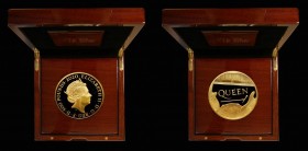 Five Hundred Pounds 2020 Queen - British Music Legends 5oz. Gold Proof. Formed in London in the 1970s the pop group Queen are one of the most iconic b...