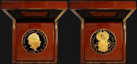 Five Hundred Pounds 2021 Queen's Beasts - The Griffin of Edward III 5oz.Gold Proof FDC in the Royal Mint box of issue with certificate number 79 of ju...