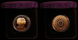 Five Pound Crown 2007 Queen Elizabeth II and Prince Philip Diamond Wedding S.L17 Gold Proof FDC in the Royal Mint box of issue with certificate

Est...