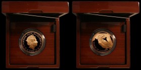 Five Pound Crown 2019 The Tower of London - Legend of the Ravens Gold Proof S.L73 FDC in the Royal Mint box of issue with certificate and booklet, num...