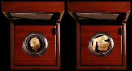 Five Pound Crown 2019 The Tower of London - The Crown Jewels, Reverse: The Crown of Mary of Modena S.L74 Gold Proof FDC in the Royal Mint box of issue...