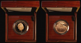 Five Pound Crown 2020 250th Anniversary of the Birth of William Wordsworth Gold Proof, Obverse: Bust of Queen Elizabeth II right, Jody Clark portrait,...