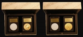 Gibraltar Sovereign 2019R Museum Edition Gold Reverse Frosted Proof, struck in the Italian Mint of Zecca, the first Sovereign struck outside of the Co...