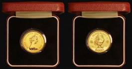 Hong Kong $1000 Gold 1981 Year of the Cockerel KM#48 Lustrous UNC in the red Royal Mint box of issue with certificate

Estimate: GBP 700 - 800