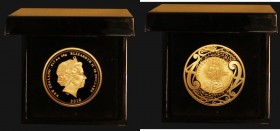 New Zealand Ten Dollars 2019 200th Anniversary of the Birth of Queen Victoria, Reverse: Jubilee Head of the Queen Gold Proof FDC in the box of issue w...