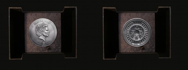 Samoa 25 Dollars 2020 St Paul's Cathedral Antique Finish 1 Kilo Silver (pure .99...