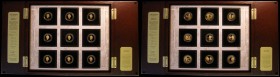 St. Helena - The East India Company - One Pound, The Empire Collection 2017 a 9-coin set in gold each with different reverses as follows:- Elizabeth I...