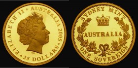 Australia 25 Dollars Gold 2005 150th Anniversary of the First Australian Sovereign KM#868 Proof FDC uncased in capsule

Estimate: GBP 280 - 380