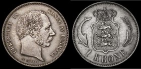 Denmark One Krone 1876 (h) HC/CS KM#797.1 NEF, Rare

Estimate: GBP 70 - 120