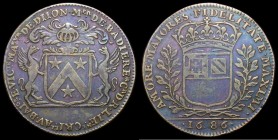 France - Dijon, Mathieu de Badier, Mayor of the Bailiwick of Dijon - Silver Jetton 1686 Good Fine, toned

Estimate: GBP 15 - 35