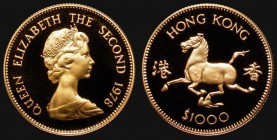Hong Kong $1000 Gold 1978 Year of the Horse KM#44 Proof FDC uncased

Estimate: GBP 700 - 900