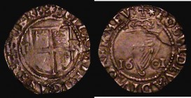 Ireland Penny Edward IV Dublin Mint type I. Sun and Roses alternating at neck, Rose and 2 Suns, and Sun and 2 Roses alternating in the angles, S.6393 ...