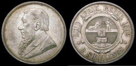 South Africa Two Shillings 1892 KM#6 EF with a pleasing light tone, the obverse with minor contact marks

Estimate: GBP 55 - 90