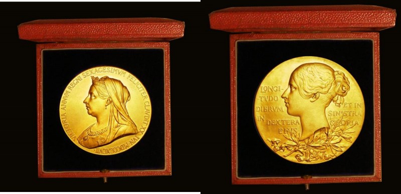 Queen Victoria Diamond Jubilee 1897 the large Official Royal Mint issue 56mm dia...