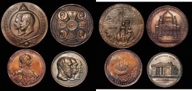 Russia Medals (3) 1883 Consecration of the Christ the Saviour Cathedral in Moscow Obverse: In the centre of a cross the eye of God in a radiant triang...