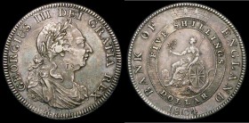 Dollar Bank of England 1804 No Stop after REX Obverse E, Reverse 2 ESC 164, Bull 1951 NVF with I.S stamped on the bust

Estimate: GBP 70 - 140