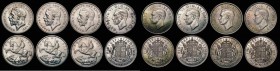 Crowns (8) 1935 Specimen (2) ESC 376, Bull 3652, UNC and A/UNC, 1935 ESC 375, Bull 3651 UNC with a small edge nick, 1937 ESC 392, Bull 4020 (5) GVF (2...