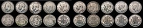 Halfcrowns (10) 1911 ESC 757, Bull 3709 Fine/Good Fine. 1912 ESC 759, Bull 3711 (2) the first NVF with a heavy contact mark on the obverse, the second...