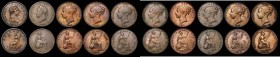 Penny 1858 Large Rose, Small date with WW unlisted by Peck NVF/GF cleaned, as part of a group of Pennies (10) 1806 No Incuse Curl Peck 1343 Good Fine,...