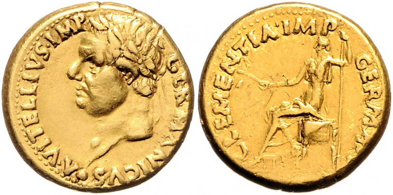 Vitellius 69
Römische Münzen, Römisches Kaiserreich. Aureus, Januar-Juni 69 n. C...