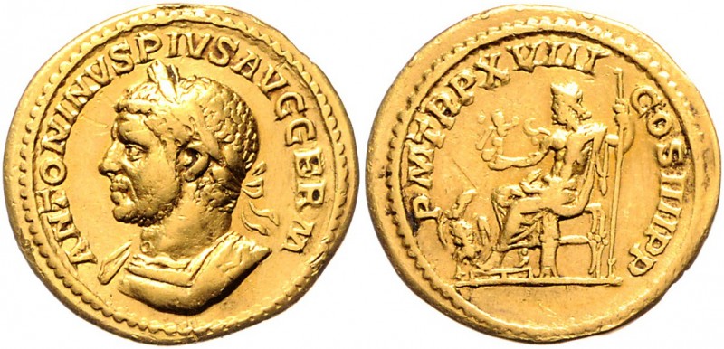 Caracalla 198 / 211 - 217
Römische Münzen, Römisches Kaiserreich. Aureus, 215 n....