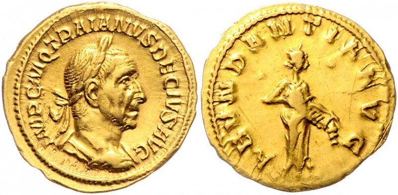 Traianus Decius 249 - 251
Römische Münzen, Römisches Kaiserreich. Aureus, 249-25...