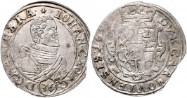 Johann Georg von Brandenburg-Ansbach 1606 - 1621
Münzen Altdeutschland, Jägerndorf. 36 Kipper- Kreuzer, 1621. Exemplar der Auktion Auktion Spink Taise...