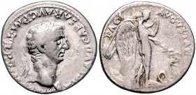Claudius 41 - 54
Römische Münzen, Römisches Kaiserreich. Denarius, 50-51 n. Chr.. Av.: TI CLAVD CAESAR AVG P M TR P X IMP P P, Kopf mit Lorbeerkranz n...