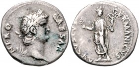 Nero 54 - 68
Römische Münzen, Römisches Kaiserreich. Denarius, 64-65 n. Chr.. Av.: NERO - CAESAR, Kopf mit Lorbeerkranz n.r. Rv.: AVGVSTVS - GERMANICV...