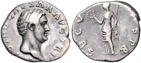Otho 69
Römische Münzen, Römisches Kaiserreich. Denarius, Januar-März 69 n. Chr.. Av.: IMP OTHO CAESAR AVG TR P, Kopf n.r. Rv.: SECV-RI-TAS P R, Secur...