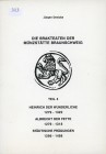 Denicke, Jürgen
Die Brakteaten der Münzstätte Braunschweig. Teil 4.. gebraucht