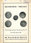 Dr. Wruck, Waldemar
Brandenburg - Preussen. Katalog #17. 29. und 30. Januar 1968.. gebraucht