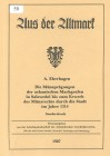 Eberhagen, A.
Aus der Altmark. Die Münzprägungen der askanischen Markgrafen in Salzwedel bis zum Erwerb des Münzrechts durch die Stadt im Jahre 1314.....