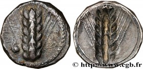 LUCANIA - METAPONTUM
Type : Nomos, statère ou tridrachme 
Date : c. 470-440 AC. 
Mint name / Town : Métaponte, Lucanie 
Metal : silver 
Diameter : 18 ...