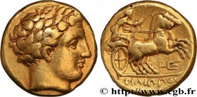 KINGDOM OF MACEDONIA - PHILIP III
Type : Statère d'or 
Date : c. 323-315 AC. 
Mint name / Town : Pella, Macédoine 
Metal : gold 
Diameter : 16,5  mm
O...