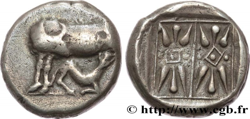 EPEIROS - KORKYRA -KORKYRA
Type : Statère 
Date : c. 475 AC-450. 
Mint name / To...