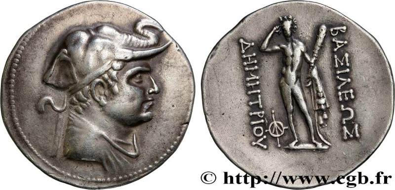 BACTRIA - BACTRIAN KINGDOM - DEMETRIUS I
Type : Tétradrachme 
Date : c. 200-180 ...