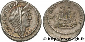 MUSSIDIA
Type : Denier 
Date : 42 AC. 
Mint name / Town : Rome 
Metal : silver 
Millesimal fineness : 950  ‰
Diameter : 18,5  mm
Orientation dies : 12...