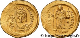 JUSTINIAN I
Type : Solidus 
Date : 542-565 
Mint name / Town : Constantinople 
Metal : gold 
Millesimal fineness : 1000  ‰
Diameter : 20,5  mm
Orienta...