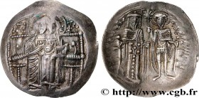 NICAEAN EMPIRE - THEODOROS I LASCARIS
Type : Aspron trachy (scyphate) 
Date : c. 1208-1222 
Mint name / Town : Magnésie 
Metal : electrum 
Diameter : ...