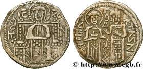 JOHN VI CANTACUZENE
Type : Basilikon 
Date : 1353-1354 
Mint name / Town : Constantinople 
Metal : silver 
Diameter : 18,5  mm
Orientation dies : 6  h...