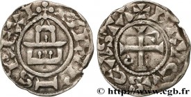 PHILIP I OF France
Type : Denier, 1er type 
Date : n.d. 
Mint name / Town : Dreux 
Metal : silver 
Diameter : 20  mm
Orientation dies : 2  h.
Weight :...