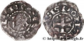 LOUIS VI "THE FAT"
Type : Denier, 4e type 
Date : n.d. 
Mint name / Town : Pontoise 
Metal : silver 
Diameter : 20  mm
Orientation dies : 9  h.
Weight...