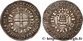 LOUIS IX OF FRANCE CALLED SAINT LOUIS
Type : Gros tournois 
Date : après 1266 
Metal : silver 
Millesimal fineness : 958  ‰
Diameter : 25,5  mm
Orient...